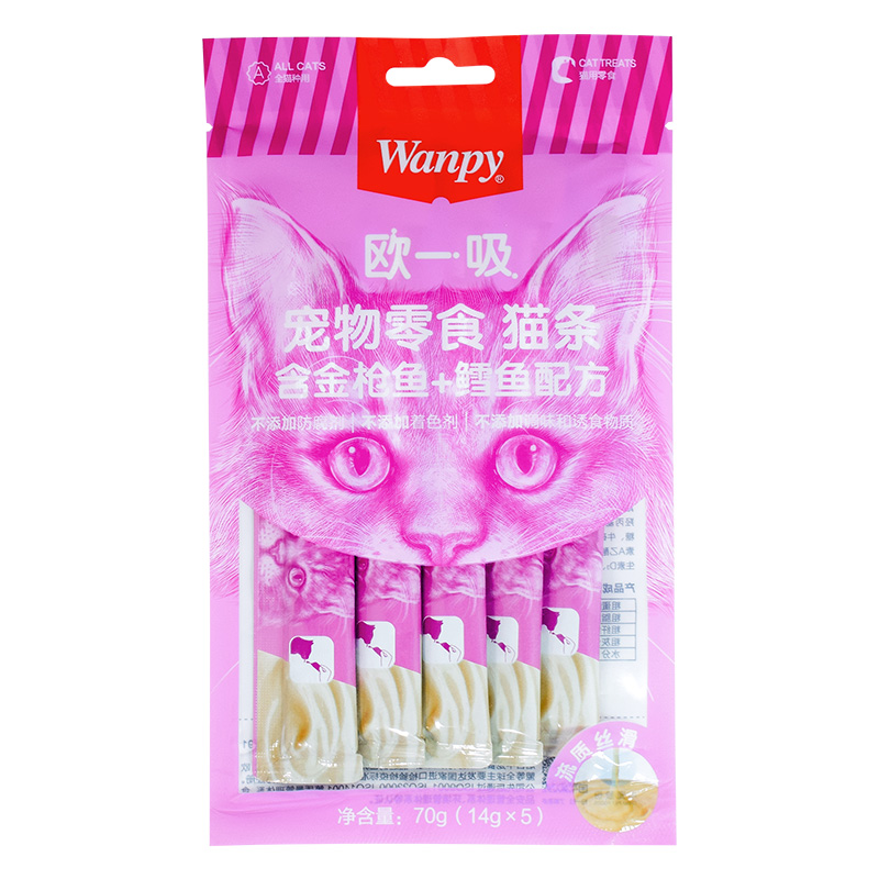 顽皮欧一吸猫条零食幼小猫成猫湿粮营养开胃增肥发腮亮毛猫粮罐头 - 图1