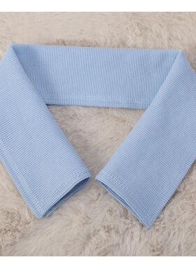 针织假领防脏神器羽绒服衣领保护套全包装饰配件黄色