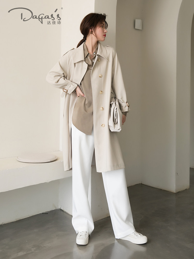 中长款女神范2020年新款韩版风衣 达佳诗风衣