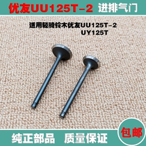 Applicable light riding Suzuki locomotive Youyou UU125T-2 UY125T valve into the exhaust door combined gas valve lever