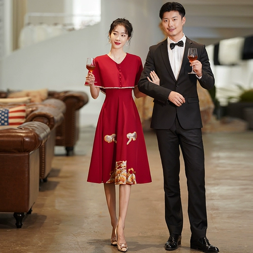Вечернее платье, свадебное платье, китайский стиль, коллекция 2022, премиум класс, подходит для подростков