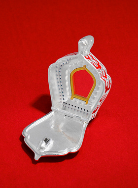 S925纯银摩尼宝吊坠可打开藏式嘎乌盒吊坠随身挂件嘎乌盒子小号