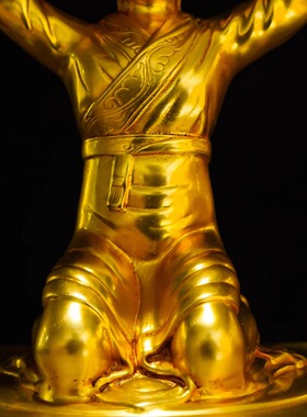 藏式纯铜隆睹喇嘛灯座尼泊尔工艺酥油灯座底座家供奉摆件鎏金烛台