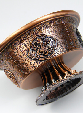 八吉祥水供杯五路财神摆件