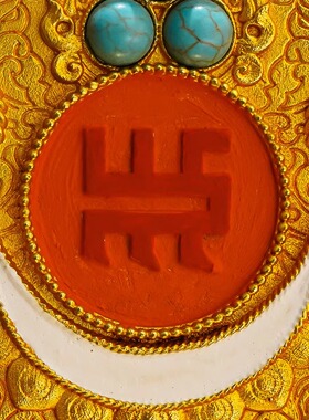 藏式纯铜吉祥安巴根特摆件家用供奉鎏金精品高档居家摆设三寸五寸