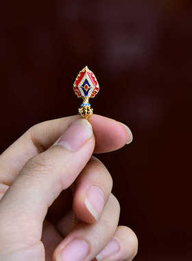 S925纯银文殊智慧剑五智剑吊坠