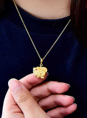 银饰银饰小配件银大象吊坠