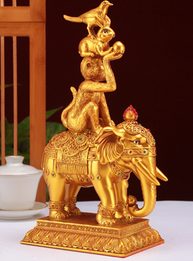 和睦四瑞摆件居家创意四兽