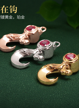 S925纯银镀金藏式作明佛母爱神之箭弓钩情侣项链吊坠法器设计金银