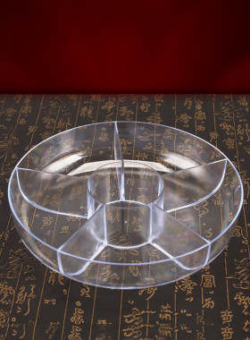 藏式果盘盒不锈钢八吉祥