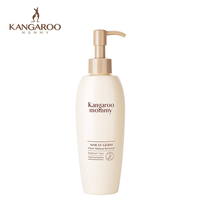 袋鼠妈妈孕妇深层清洁孕期卸妆乳 袋鼠妈妈嫩绿儿洁面