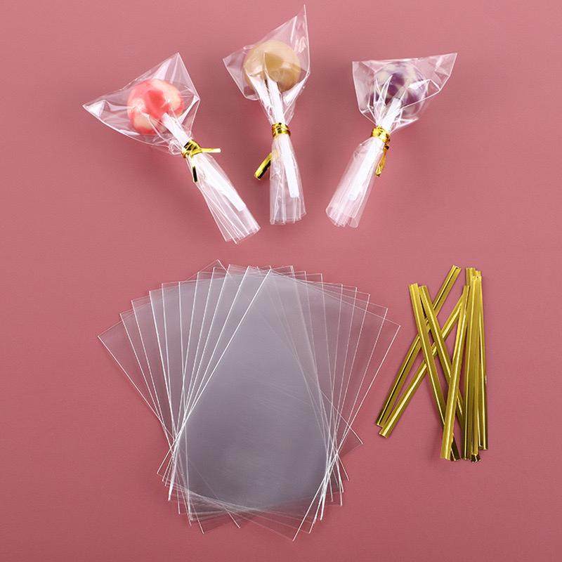 棒棒糖包装袋烘焙巧克力蛋糕小糖果食品透明袋子手工雪糕袋平口袋,淘宝优惠券,粉丝福利购,淘宝优惠卷