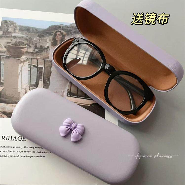 2025新款可爱卡通星黛露蝴蝶结框架眼镜盒便携高级感学生镜盒收纳,淘宝优惠券,粉丝福利购,淘宝优惠卷