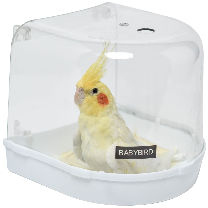 鸟用大号洗澡盒浴盆小鸟洗澡器八哥玄凤牡丹虎皮鹦鹉用品玩具神器 - 图3