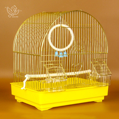 小型鹦鹉笼 虎皮牡丹文鸟笼 鸟用金属笼 珍珠鸟笼相思鸟 观赏鸟笼 - 图1