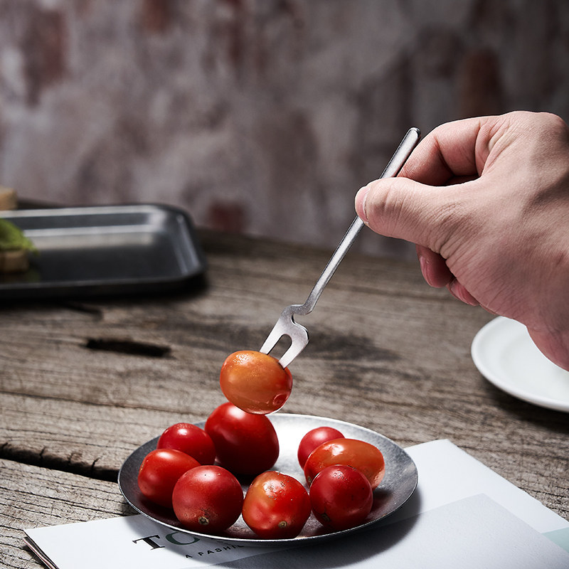 复古异形餐具西餐不规则蛋糕甜品勺子叉子304不锈钢刀叉勺三件套,淘宝优惠券,粉丝福利购,淘宝优惠卷