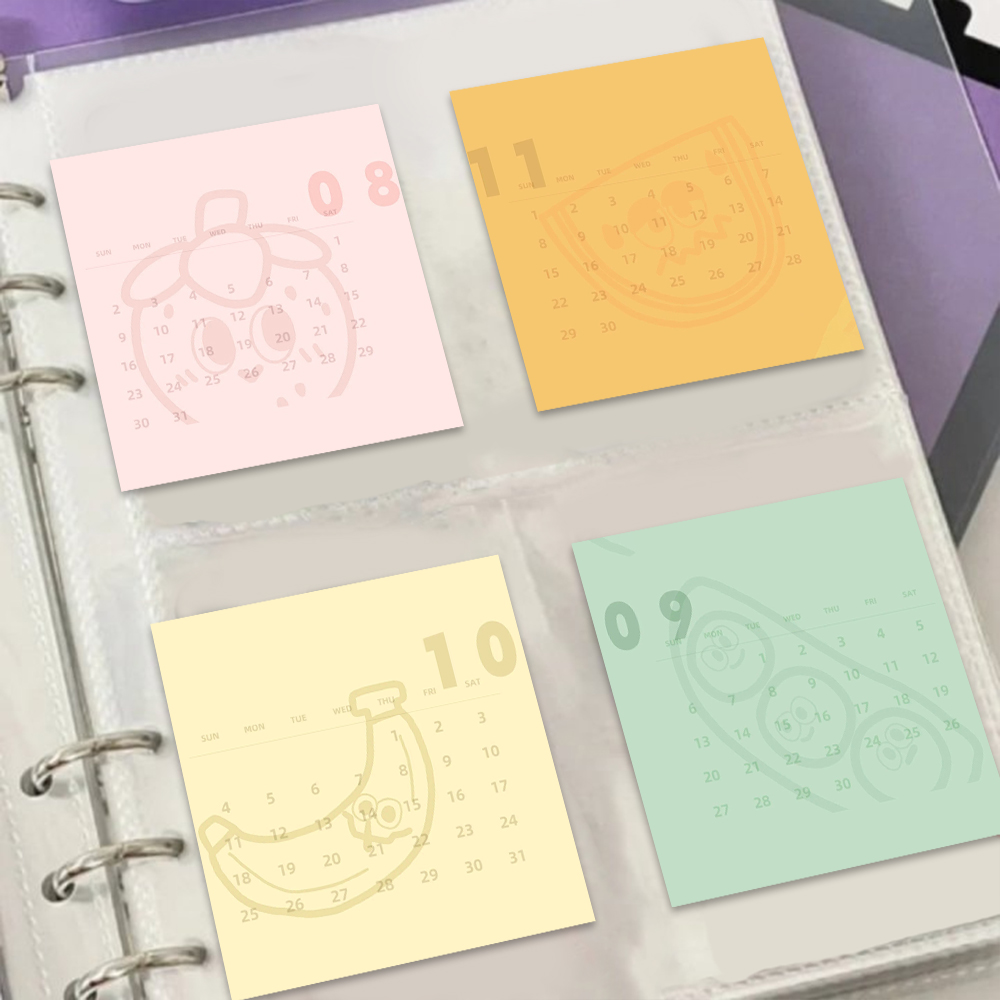 36张Mojo极简风日历五月天精美高颜值年历周边互换物料自印收藏卡 - 图2