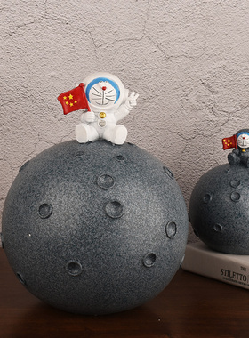 宇航员存钱罐聚宝盆摆件