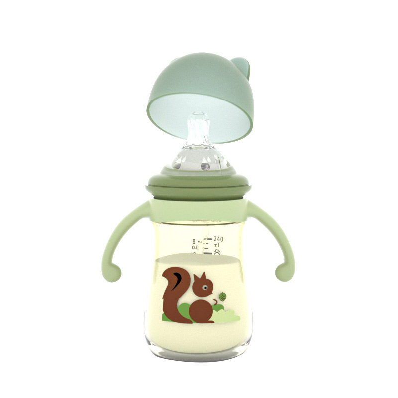 乖喜ppsu耐摔婴儿奶瓶1-2岁吸管杯 乖喜母婴奶瓶