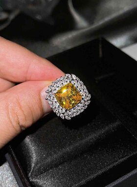 璀璨项链托帕石耳钉戒指环吊坠