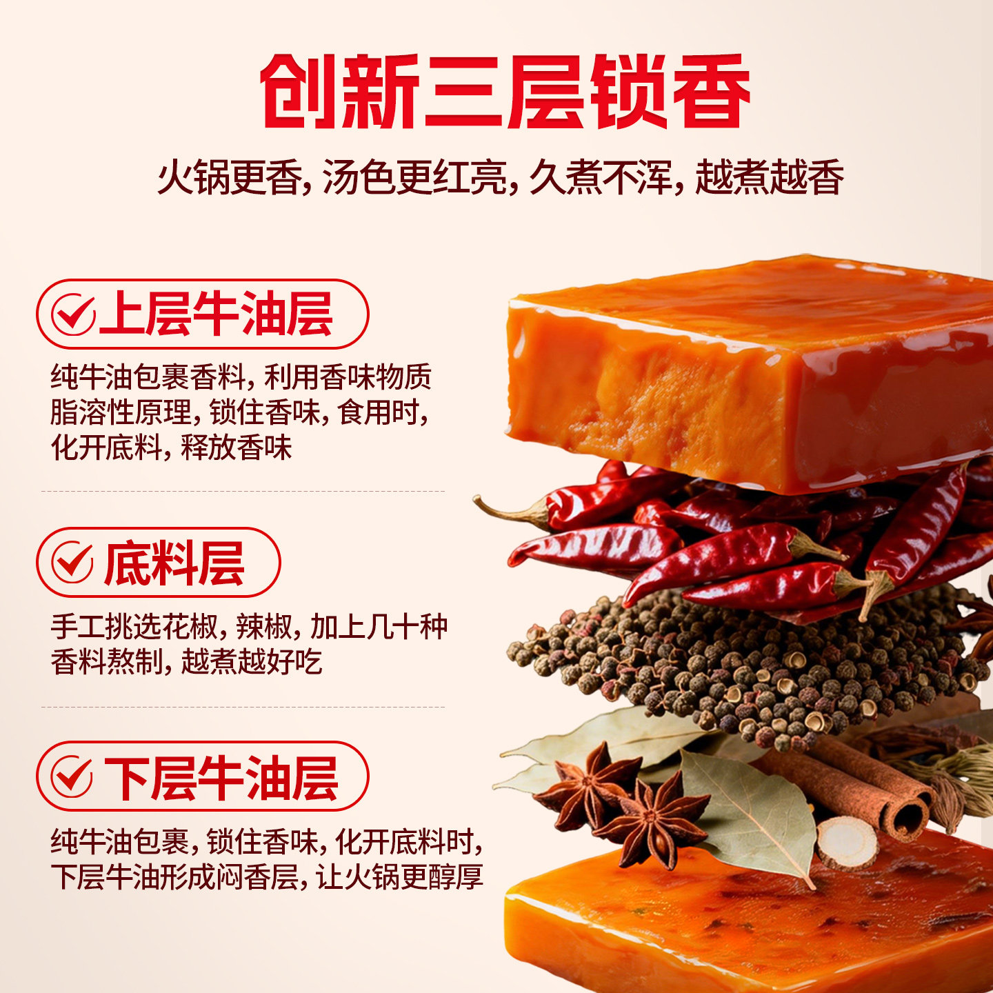 饭巢重庆牛油老火锅底料正宗旗舰店火锅料冒菜麻辣烫调料家用商用