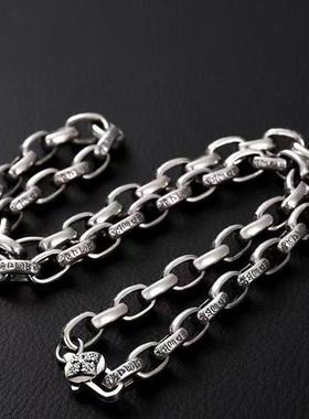 2026翔栩民族风六字真言金刚杵项链环套环复古霸气潮流厂家直销