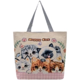 Шоппер для отдыха, мультяшный картхолдер, барсетка, сумка на одно плечо, тканевый мешок