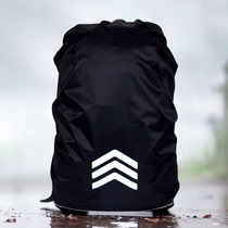 Reflective double shoulder backpack cover electric car riding school bag Outdoor waterproof and rain bag Back-sack Anti-rain cover All-in-bag