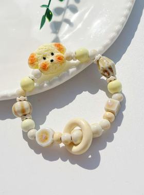 景德镇陶瓷手链大狗狗系列卡通简约闺蜜饰品学生情侣礼物陶瓷手串