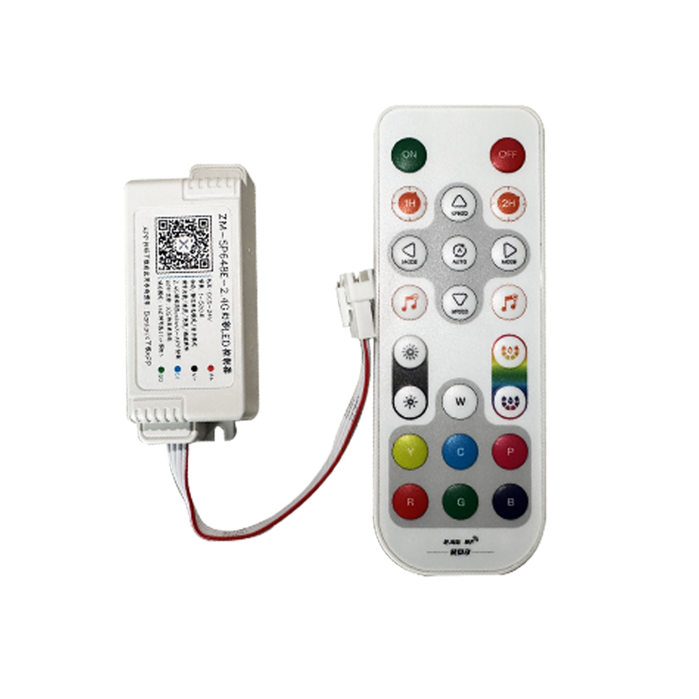 幻彩灯带控制器LED灯光可编程rgb手机蓝牙SD卡灯光控制器一体机 - 图3