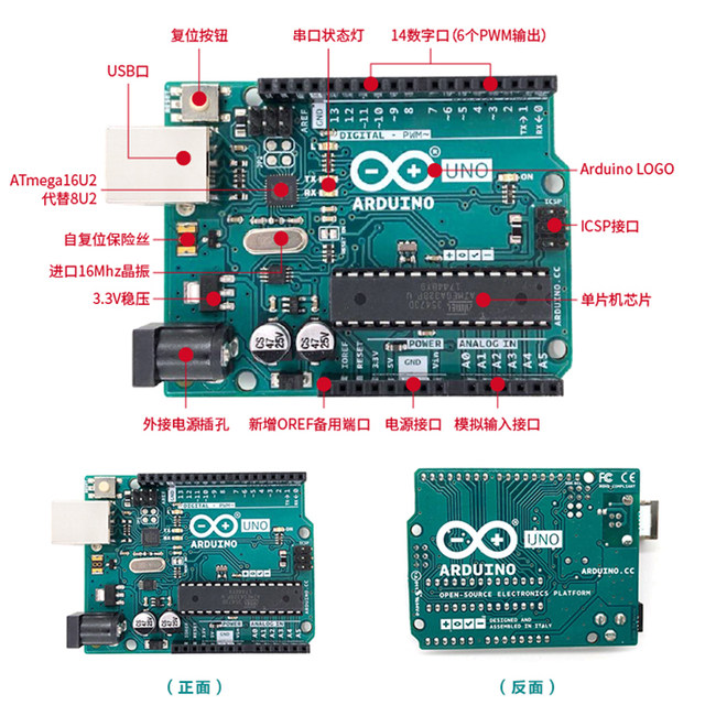 Arduinounor3 Development Board Starter Kit
