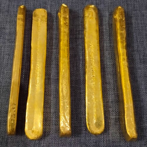 孟加拉赤金沙金矿石金仿金材料金条火烧可融化冷却不变色二次塑形 - 图1
