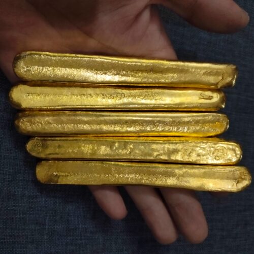孟加拉赤金沙金矿石金仿金材料金条火烧可融化冷却不变色二次塑形 - 图3