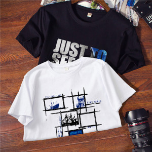 2019新款夏季潮流潮牌男士短袖t恤