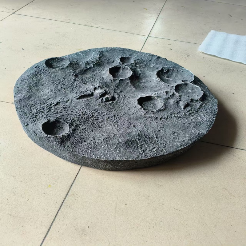 月球表面造景泡沫雕塑仿真地面展览月球地面定制酒店背景墙3D立体 - 图2