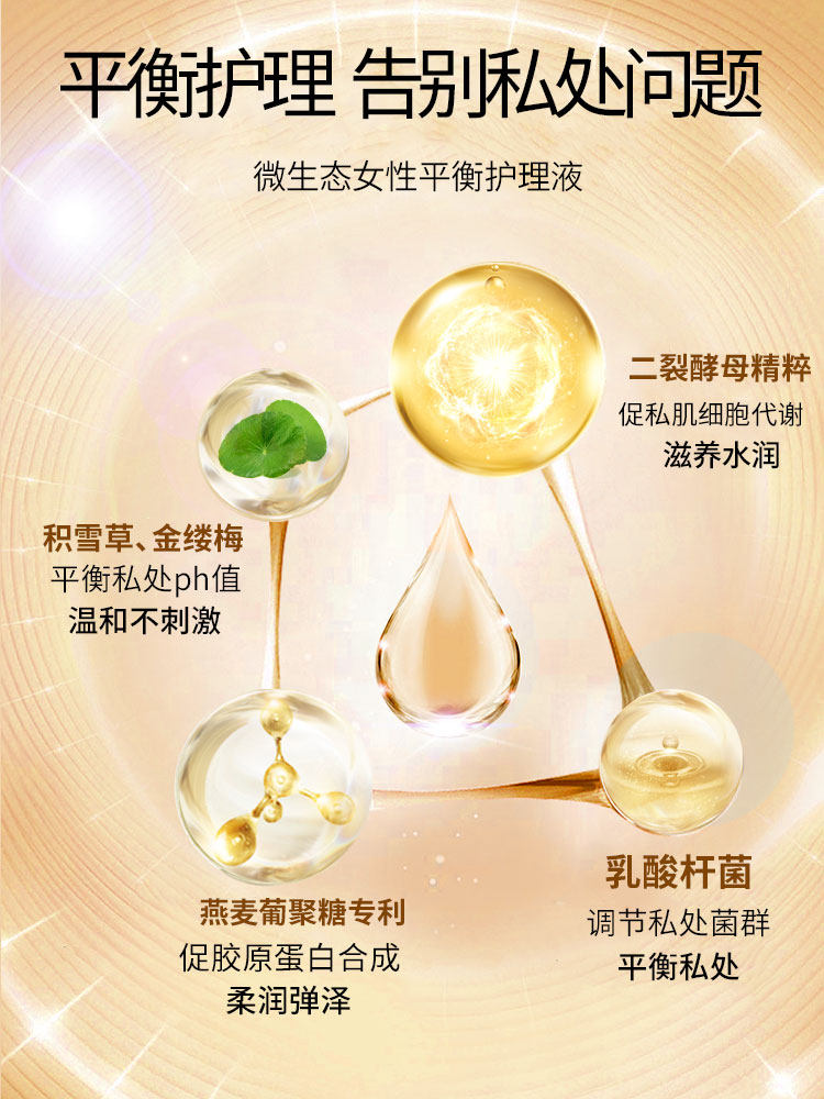 妇炎洁私密洗护液女性私密处护理液 妇炎洁闪亮私处洗液