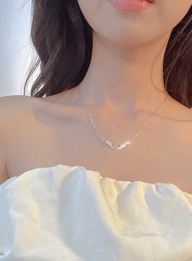 美人鱼纯银项链女鱼你相伴