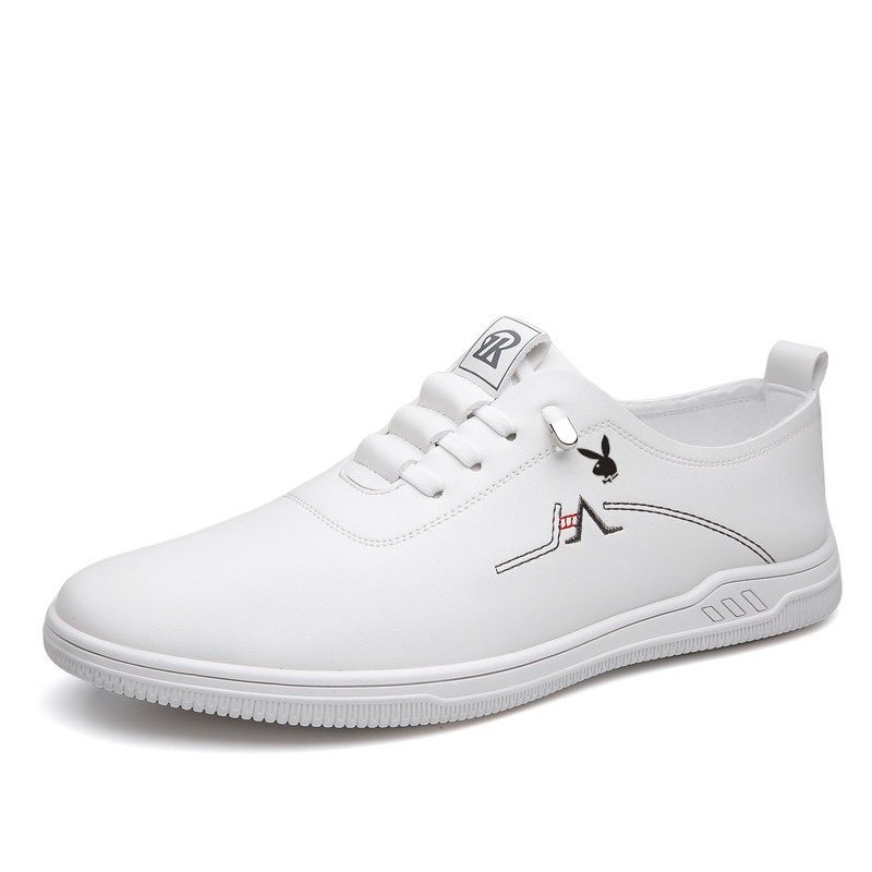 花花公子男鞋秋季新款白色板鞋内增高真皮休闲鞋百搭软面小黑皮鞋,淘宝优惠券,粉丝福利购,淘宝优惠卷