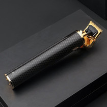 Net Red Retro Oil Head Electric Pushcut T Type 0 Cutter Head Shave White Hairdresser Professional Notch Tweet White Electric Push Cut Shaved Head