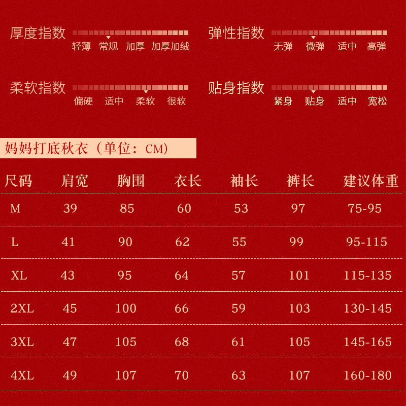 中老年人秋衣秋裤套装女纯棉属马年大红色妈妈老人本命年保暖内衣,淘宝优惠券,粉丝福利购,淘宝优惠卷