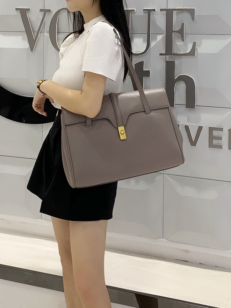 真皮soft16托特包包女高级感腋下包2025新款通勤大容量包包 - 图2