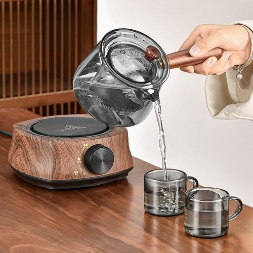 便携式电陶炉煮茶壶小型煮茶器户外露营泡茶烧水壶煮茶炉茶具旅行 - 图2