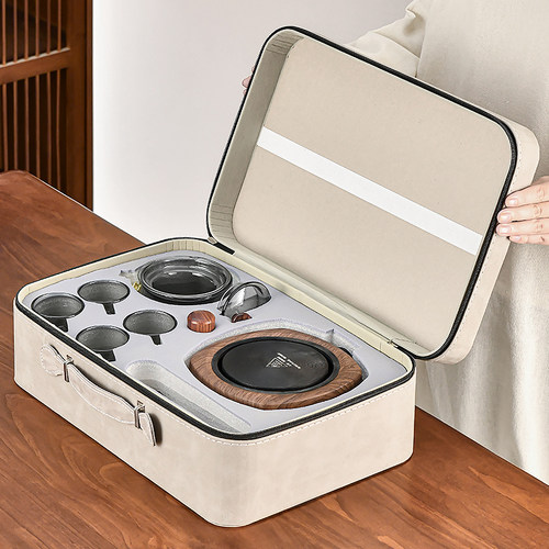 便携式电陶炉煮茶壶小型煮茶器户外露营泡茶烧水壶煮茶炉茶具旅行 - 图0