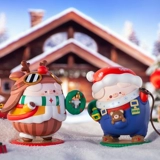 Crooked Melon, Fart, Pig Christmas Happy Company Series Blind Box Christmas Gift Girls Tide Dornmants