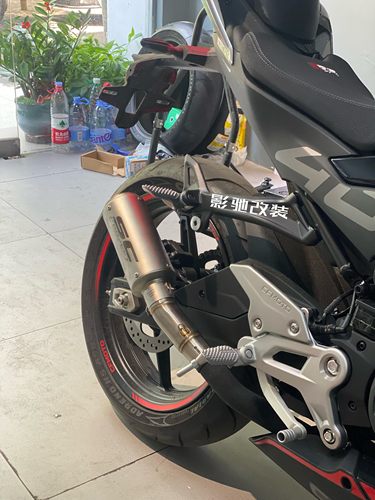 春风450SR排气干碳天蝎排气SC排气双出排气无损安装吉村碳纤维排 - 图3