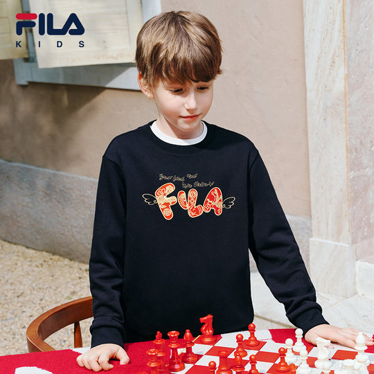 Толстовка-пуловер FILA для мальчиков и девочек.