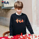 Толстовка-пуловер FILA для мальчиков и девочек.