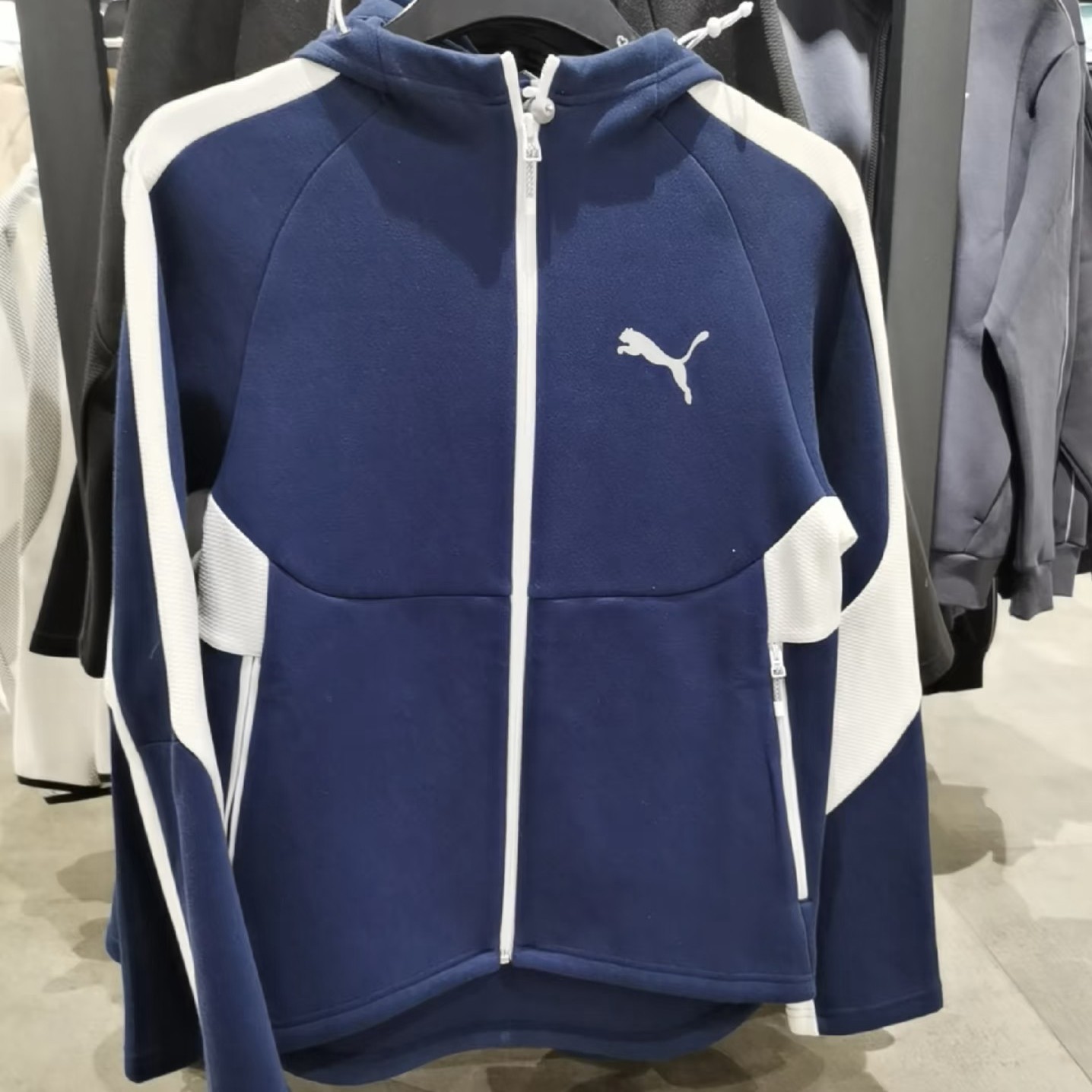 PUMA彪马秋冬男子高克重棉质针织运动弹力拉链连帽卫衣外套681184,淘宝优惠券,粉丝福利购,淘宝优惠卷