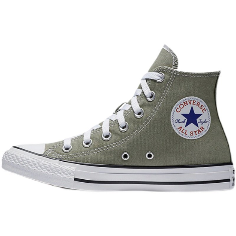Converse匡威All star梨花灰绿色经典款男女休闲高帮帆布鞋164933,淘宝优惠券,粉丝福利购,淘宝优惠卷