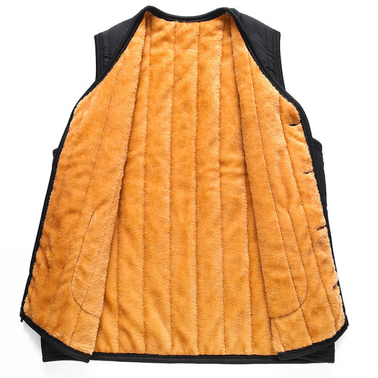 New large size horse clip vest men's vest fur inner lid